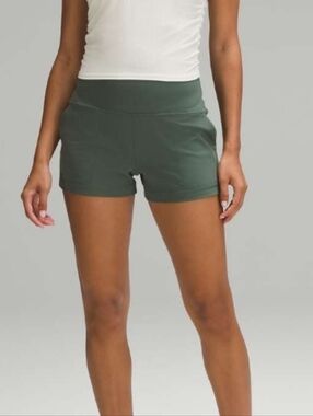 Lululemon Align Classic-Fit High-Rise Short 3"Dark Forest Size 4